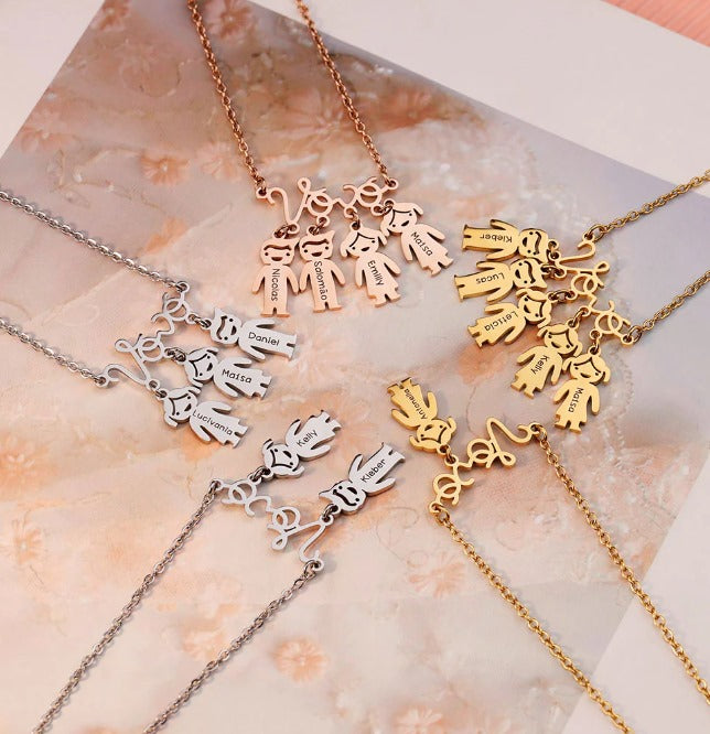 Colar Personalizado com Nome e Pedra de Nascimento – Presente Dia das Mães
