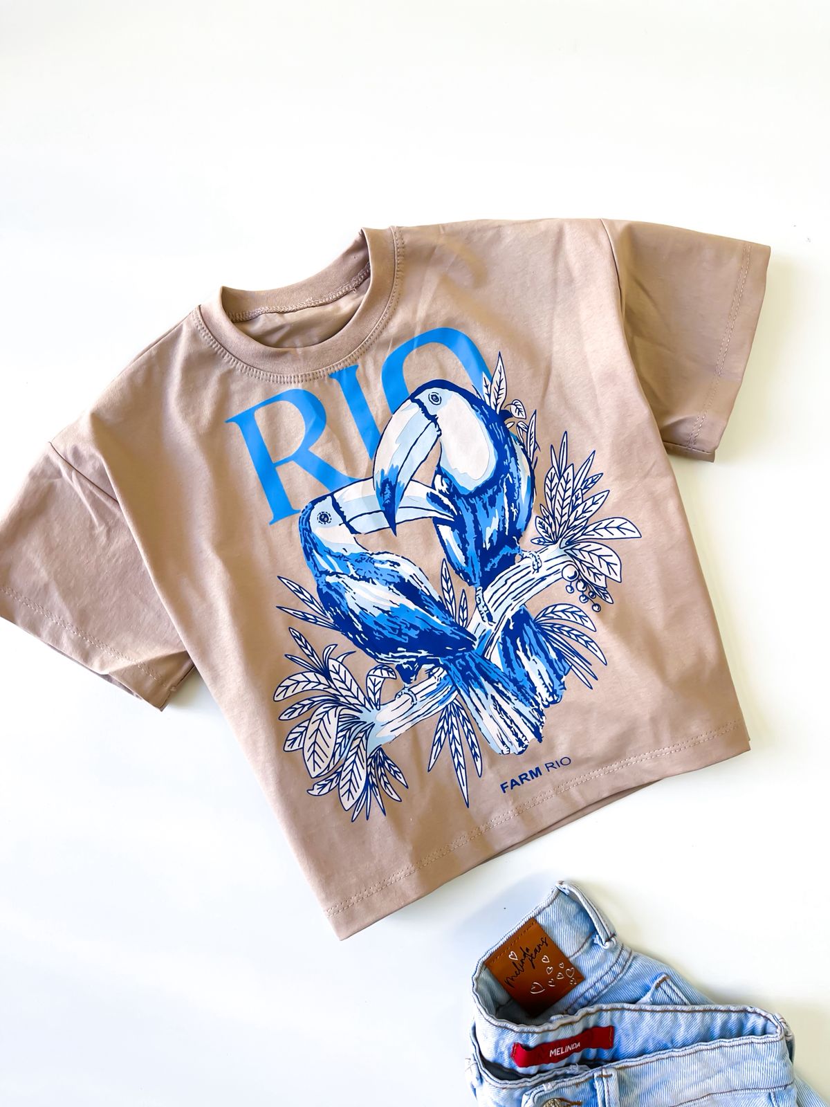 T- Shirt Cropped Estampas Tropical Ref. 809